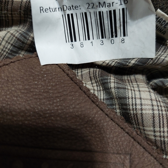 Roundtree & yorke Men's Jacket Leather Vintage - Picture 5 of 9